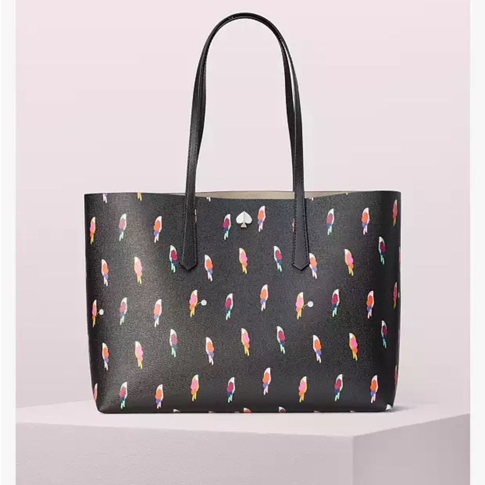 Kate Spade Molly Flock Party Large Tote Parrots
